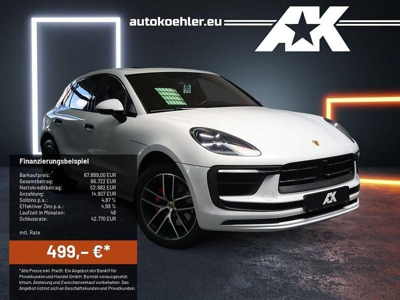 Pure white Gebraucht 2023 Porsche Macan SUV | 67.889 € (Superpreis) - Bild 1/4