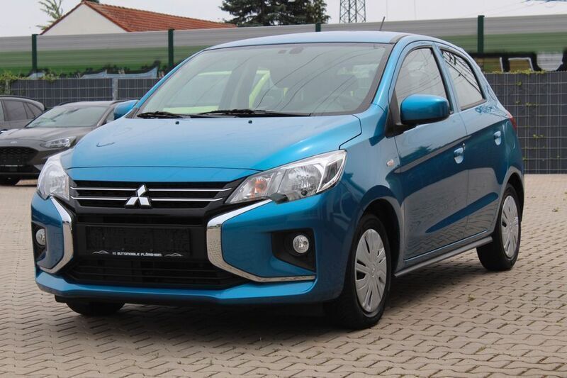 Blau Gebraucht 2021 Mitsubishi Space Star Spirit Limousine | 8.750 € (Guter Preis) - Bild 1/4
