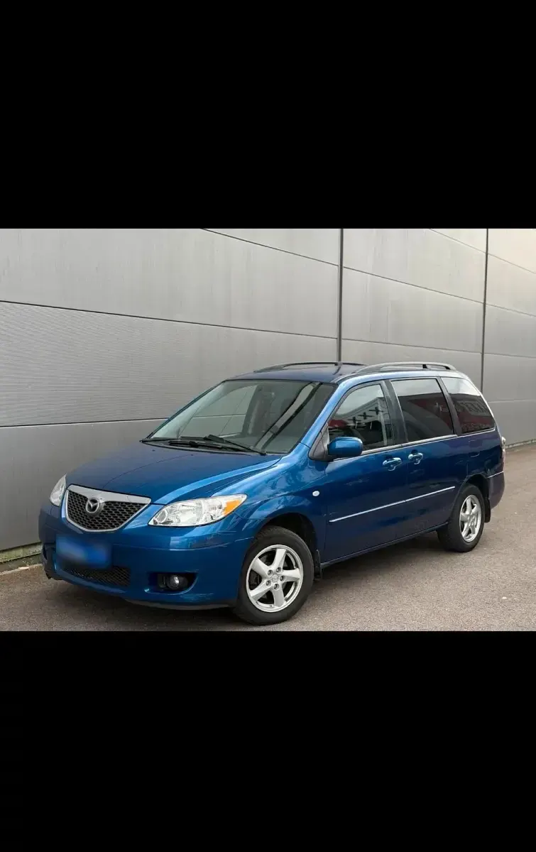 Gebraucht Mazda MPV 136 PS (100 kW) 2004 Blau Van / Kleinbus