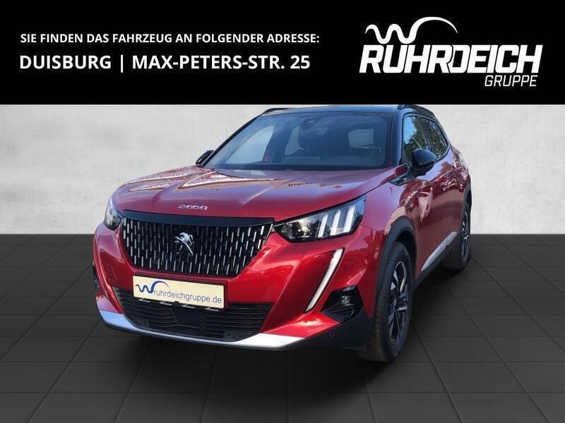 Rot (metallic) Gebraucht 2021 Peugeot 2008 GTi SUV | 18.990 € (Guter Preis) - Bild 1/3