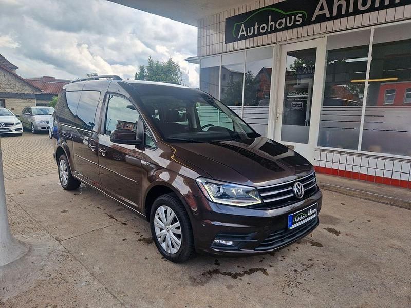 Rot Gebraucht 2017 VW Caddy Maxi Van / Kleinbus | 18.999 € (Fairer Preis) - Bild 1/4