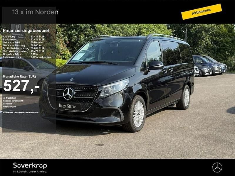 Schwarz Gebraucht 2024 Mercedes V250 Style Van / Kleinbus | 65.350 € (Guter Preis) - Bild 1/4