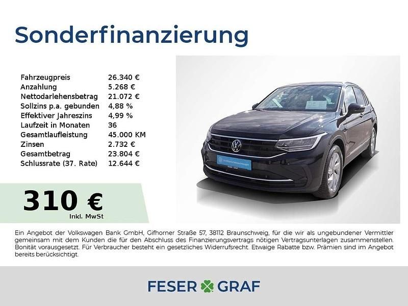 Gebraucht VW Tiguan Move 150 PS (110 kW) 2024 Deep black perleffekt SUV