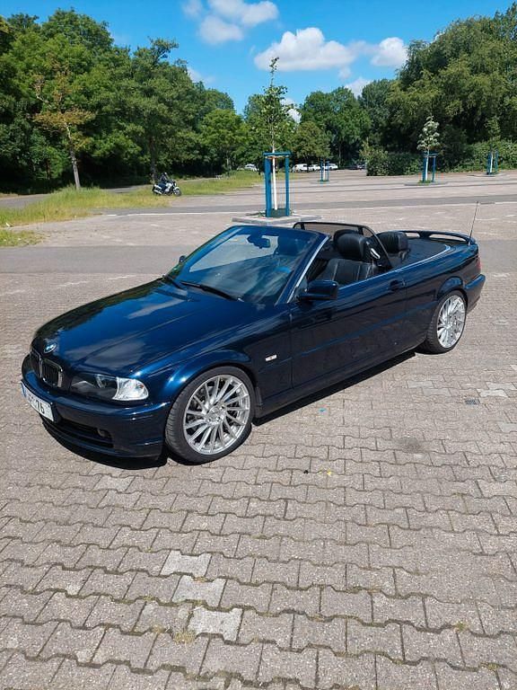 Blau Gebraucht 2000 BMW 323 Cabriolet Cabrio | 12.000 € (Etwas zu teuer) - Bild 1/4