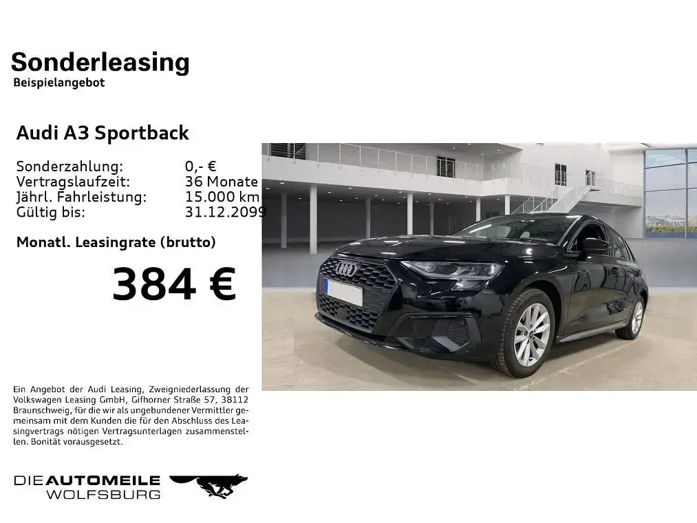 Gebraucht Audi A3 Sport 150 PS (110 kW) 2022 Brillantschwarz Limousine