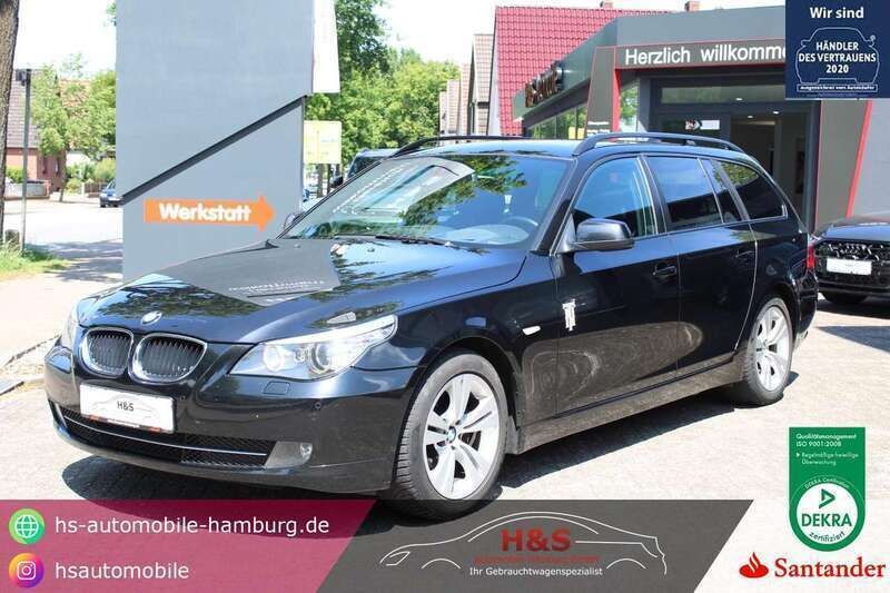 Black sapphire Gebraucht 2010 BMW 520 Lifestyle Kombi | 4.400 € (Superpreis) - Bild 1/4