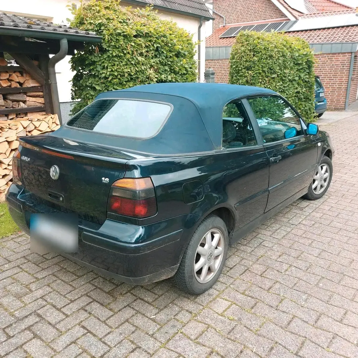 Gebraucht VW Golf Karmann 100 PS (73 kW) 2000 Blau Cabrio