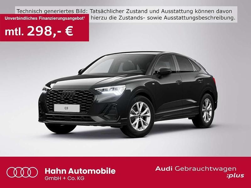 Mythosschwarz metallic Gebraucht 2024 Audi Q3 S-Line SUV | 38.930 € (Fairer Preis) - Bild 1/3