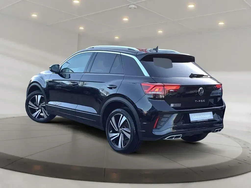 Gebraucht VW T-Roc R-line 150 PS (110 kW) 2024 Schwarz (deep black perleffekt) SUV
