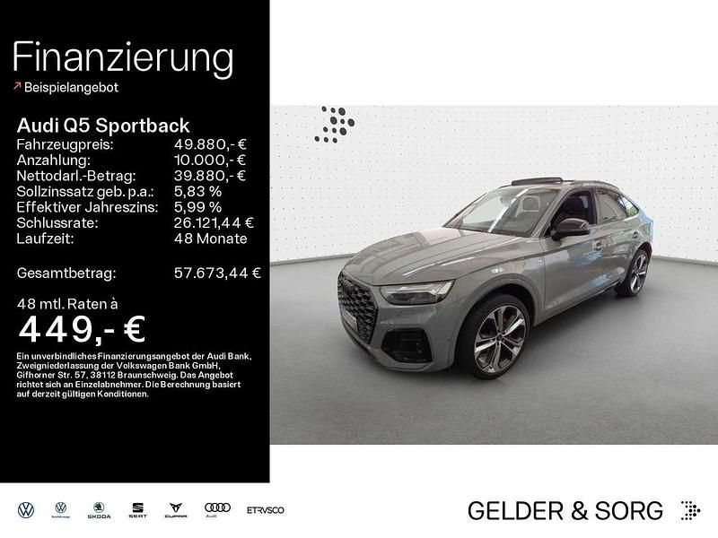 Nardograu uni Gebraucht 2022 Audi Q5 S-Line SUV | 49.880 € (Teuer) - Bild 1/2