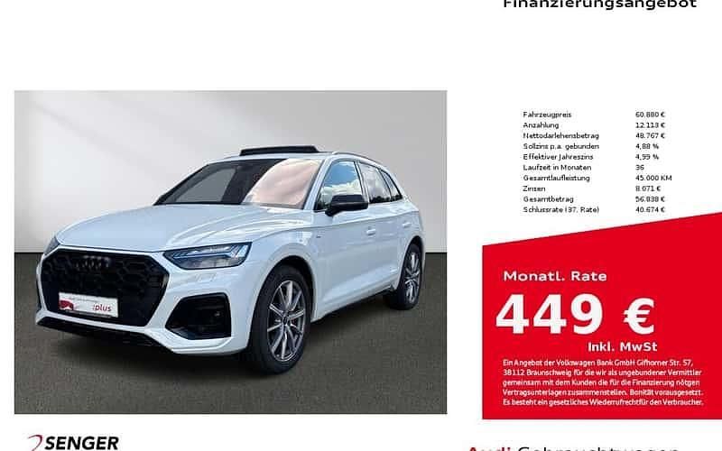 Weiß Gebraucht 2024 Audi Q5 S-Line SUV | 60.880 € - Bild 1/4