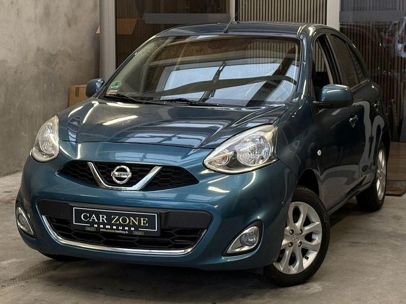 Gebraucht Nissan Micra Acenta 80 PS (58 kW) 2015 Blau Kleinwagen