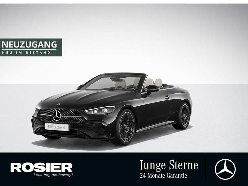 Schwarz / obsidianschwarz Gebraucht 2025 Mercedes CLE220 Premium Cabrio | 62.645 € (Teuer) - Bild 1/4