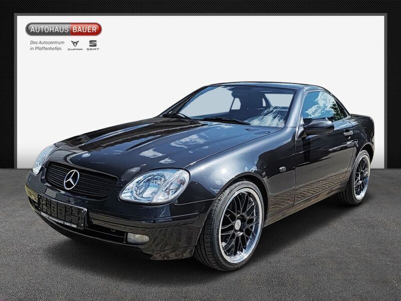 Schwarz metallic Gebraucht 1997 Mercedes SLK230 Cabrio | 4.990 € (Teuer) - Bild 1/4
