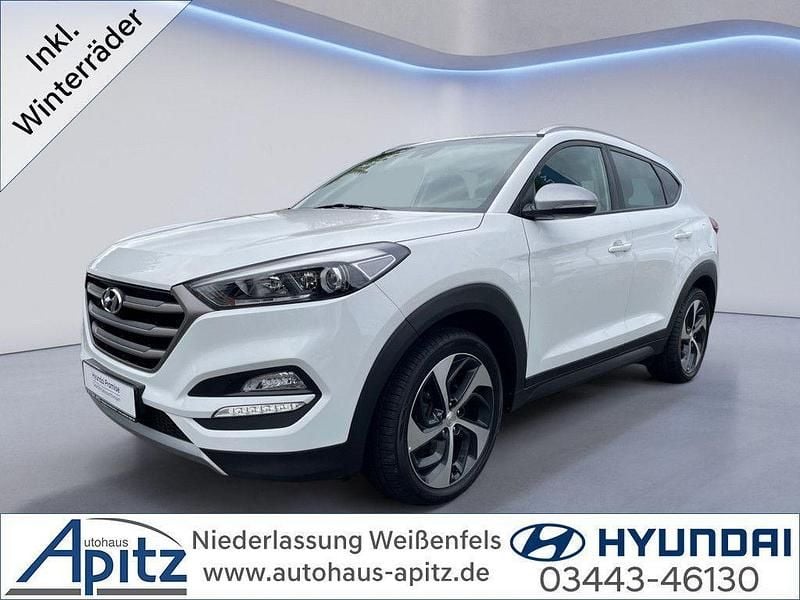Weiß Gebraucht 2017 Hyundai Tucson Advantage SUV | 13.790 € (Guter Preis) - Bild 1/4