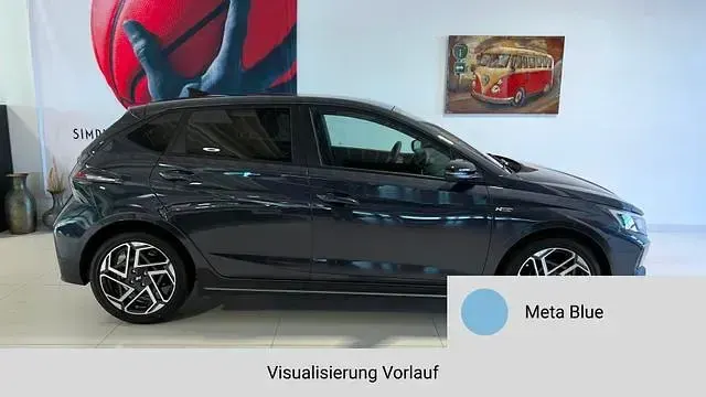 Neu Hyundai i20 N Line 99 PS (72 kW) 2025 (meta blue pearl/blau) Kleinwagen
