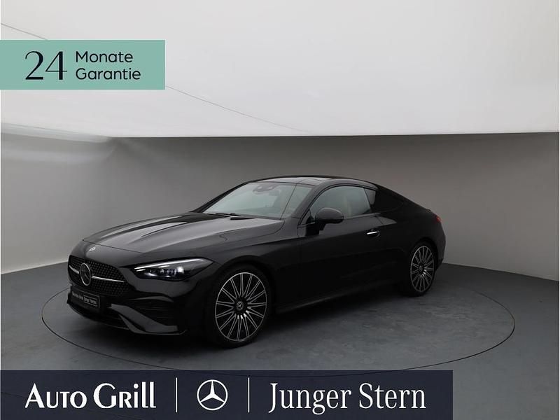 Obsidianschwarz metallic Gebraucht 2024 Mercedes CLE450 AMG Coupé | 66.750 € (Fairer Preis) - Bild 1/4