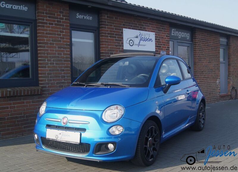 Blau Gebraucht 2014 Fiat 500C Sport Cabrio | 8.985 € (Etwas zu teuer) - Bild 1/4