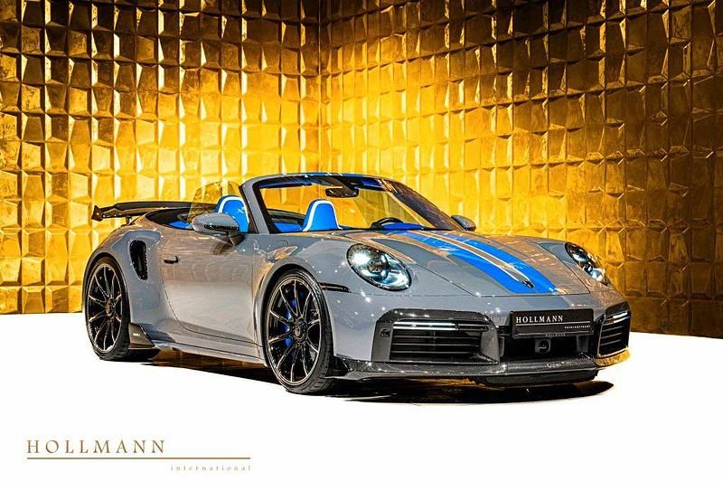 Arctic grey Neu 2024 Porsche 911 Turbo S Cabriolet Cabrio | 438.515 € - Bild 1/4