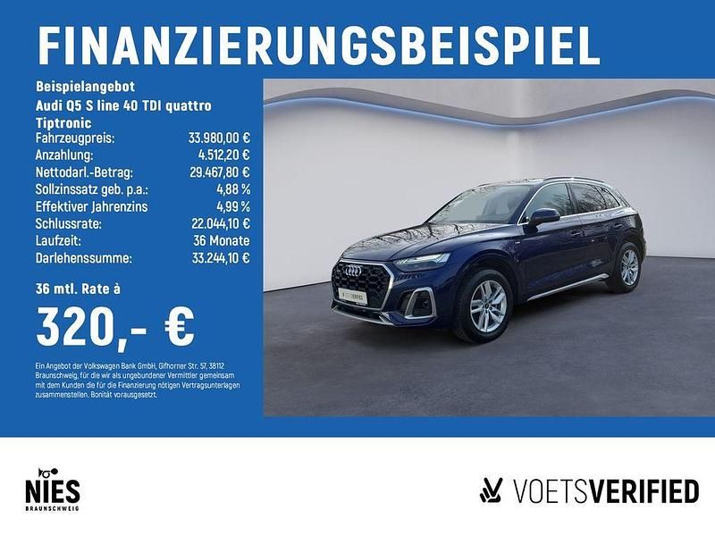 Gebraucht Audi Q5 S-Line 204 PS (150 kW) 2023 Blau SUV