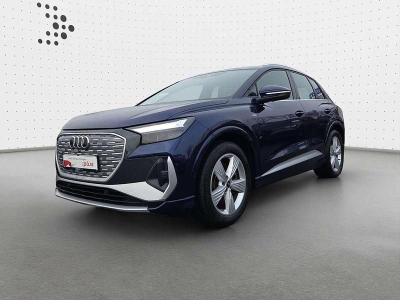 Gebraucht Audi Q4 e-tron S-Line 194 kW (265 PS) 2023 Navarrablau metallic SUV