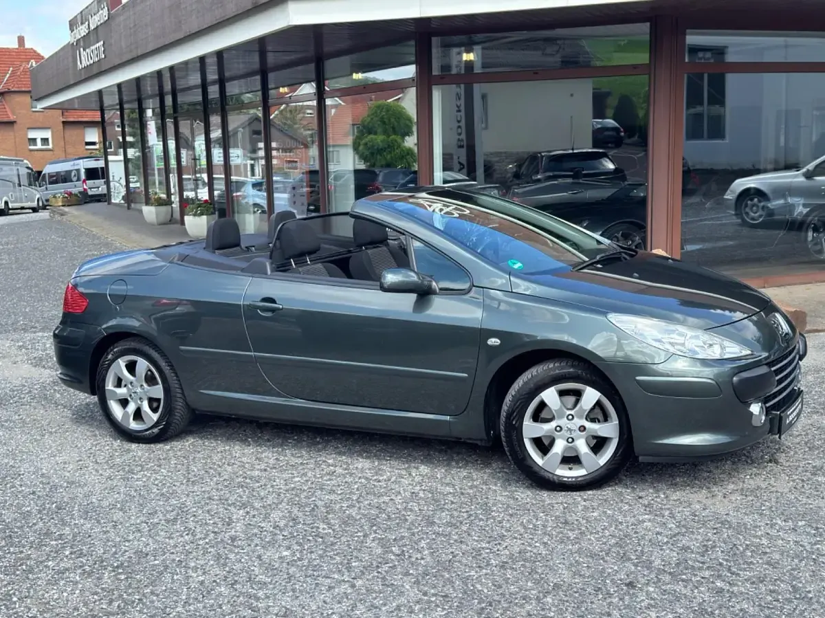 Gebraucht Peugeot 307 CC 109 PS (80 kW) 2007 Grün Cabrio