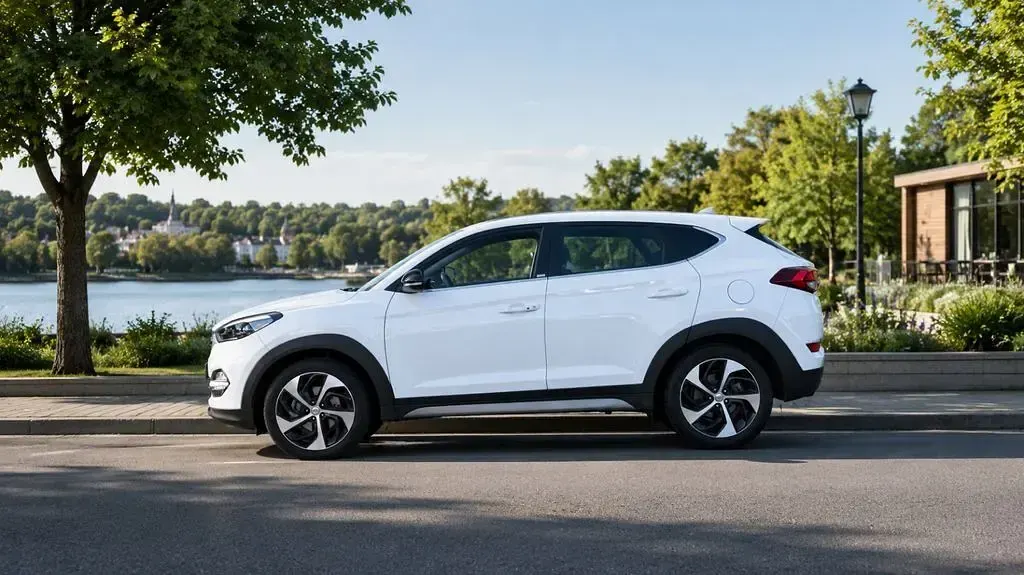 Gebraucht Hyundai Tucson Passion Plus 177 PS (130 kW) 2018 Polar white SUV