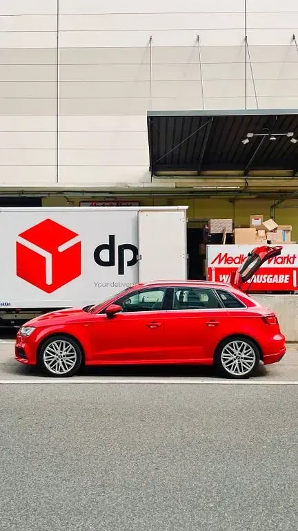 Używany Audi A3 Design 150 KM (110 kW) 2017 Czerwony Sedan/Limuzyna