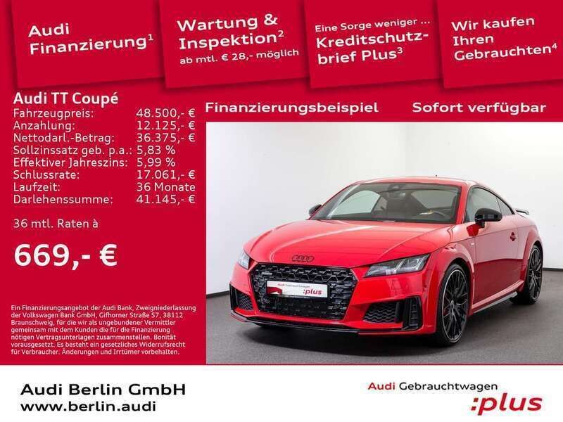Gebraucht Audi TT Advanced 245 PS (180 kW) 2023 Tangorot metallic Coupé