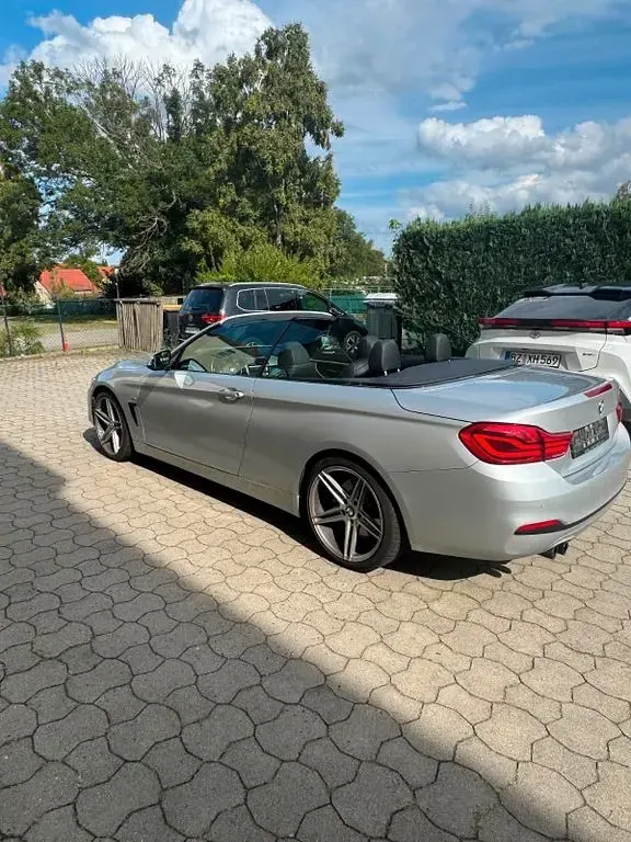 Gebraucht BMW 430 Cabriolet Sport Line 258 PS (189 kW) 2018 Silber Cabrio