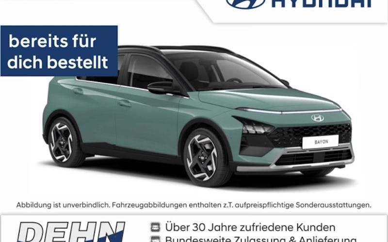 Blau Neu 2025 Hyundai Bayon Trend SUV | 25.970 € (Etwas zu teuer) - Bild 1/3