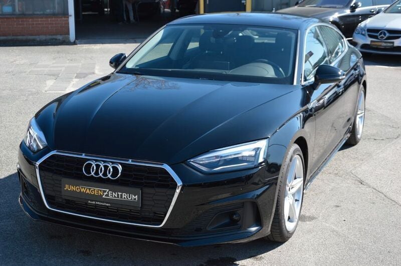 Schwarz Gebraucht 2021 Audi A5 Sportback Performance Limousine | 29.900 € (Superpreis) - Bild 1/4