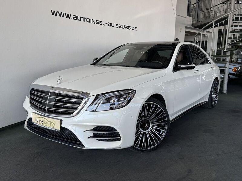 Weiß Gebraucht 2020 Mercedes S400 AMG line Limousine | 61.850 € (Guter Preis) - Bild 1/4