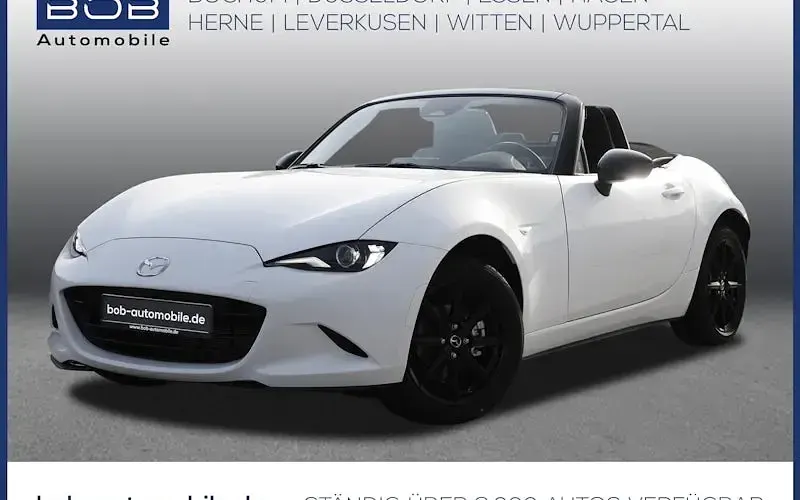 Neu Mazda MX5 Prime-Line 132 PS (97 kW) 2025 Arctic white Cabrio