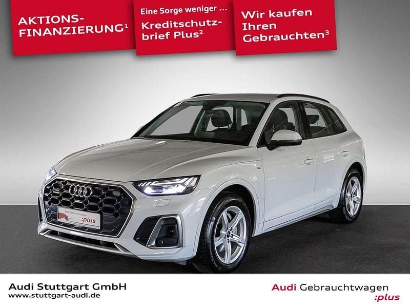 Gebraucht Audi Q5 S-Line 204 PS (150 kW) 2024 Gletscherweiß metallic SUV