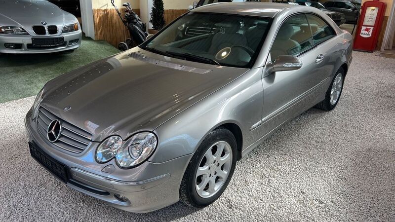 Silber Gebraucht 2003 Mercedes CLK200 Coupé | 6.999 € - Bild 1/4