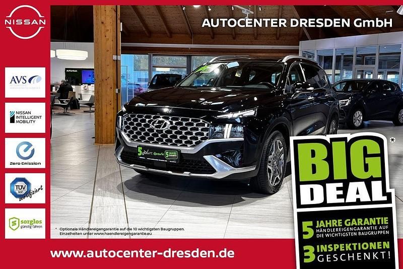 Phantom black / mic Gebraucht 2021 Hyundai Santa Fe Prime SUV | 27.980 € (Guter Preis) - Bild 1/4