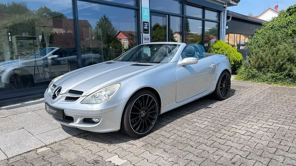 Gebraucht Mercedes SLK350 272 PS (200 kW) 2004 Silber Cabrio