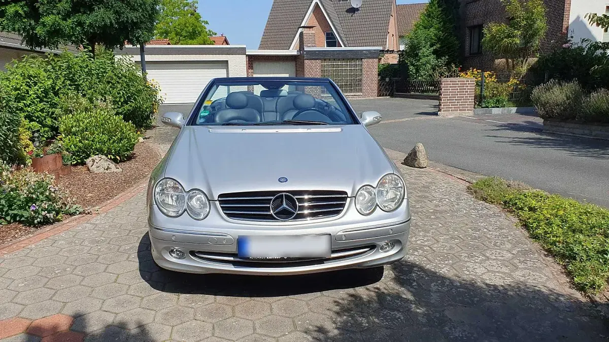 Gebraucht Mercedes CLK200 Avantgarde 163 PS (119 kW) 2004 Silber Cabrio