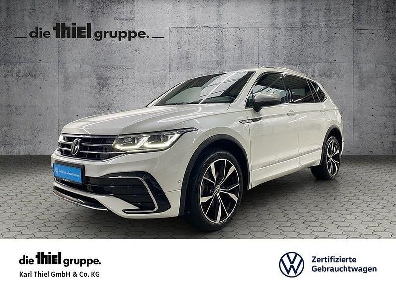 Weiß Gebraucht 2022 VW Tiguan Allspace R-line SUV | 37.840 € (Etwas zu teuer) - Bild 1/4