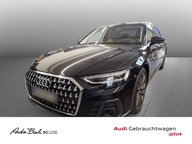 Brillantschwarz Gebraucht 2023 Audi A8 Ambiente Limousine | 55.870 € (Superpreis) - Bild 1/3