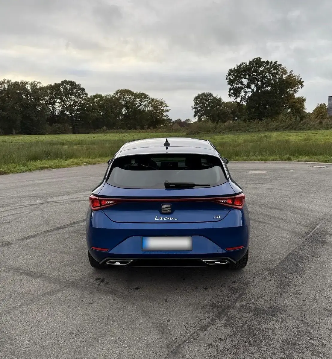 Brugt Seat Leon FR 125 HK (91 kW) 2021 Blå Sedan