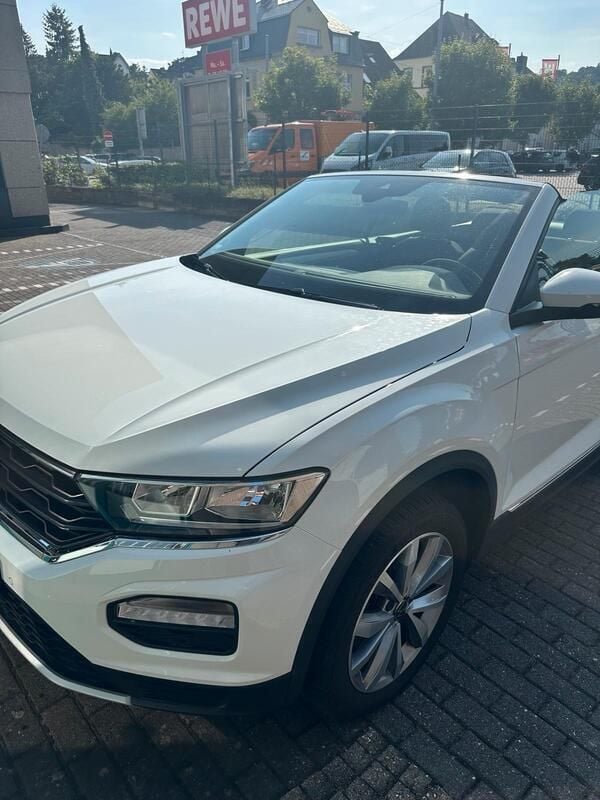 Weiß Gebraucht 2020 VW T-Roc Cabriolet Cabrio | 23.500 € (Superpreis) - Bild 1/4