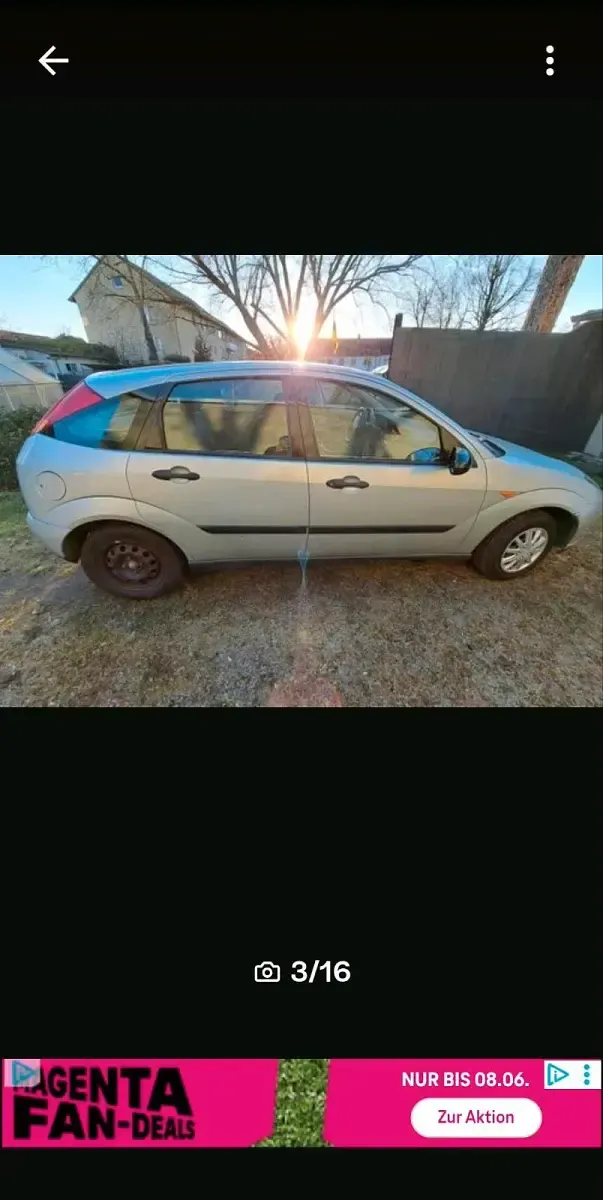 Gebraucht Ford Focus 101 PS (74 kW) 2001 Silber Limousine