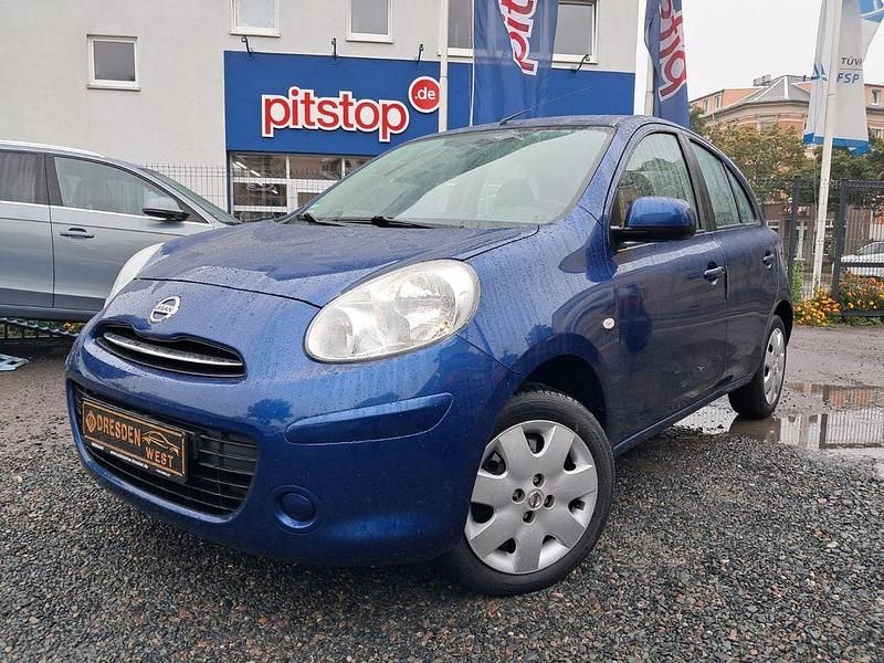 Blau Gebraucht 2013 Nissan Micra Acenta Kleinwagen | 4.999 € (Fairer Preis) - Bild 1/4