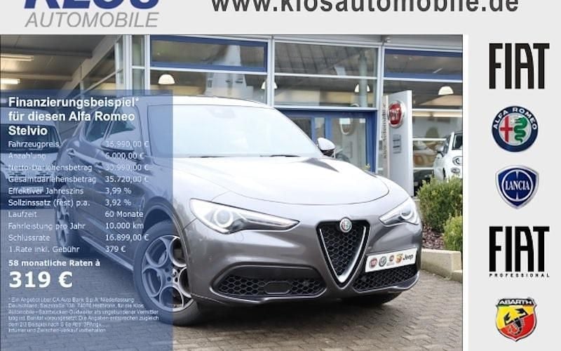 Grau Gebraucht 2023 Alfa Romeo Stelvio Ti SUV | 36.990 € (Guter Preis) - Bild 1/4