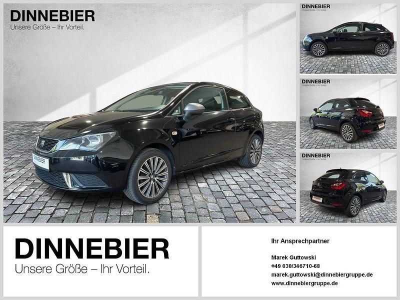 Mitternachtsschwarz Gebraucht 2016 Seat Ibiza SC CONNECT Kleinwagen | 12.589 € - Bild 1/4