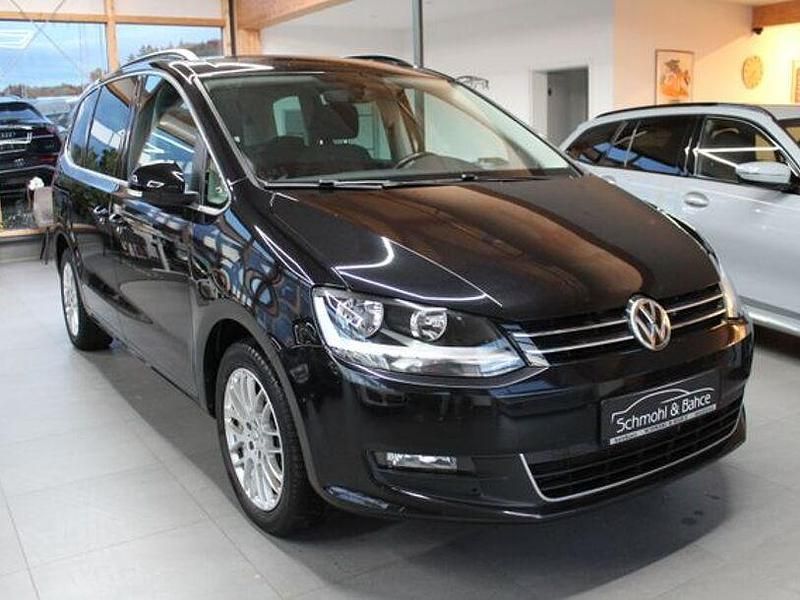 Gebraucht VW Sharan Comfortline 150 PS (110 kW) 2018 Schwarz Van / Kleinbus