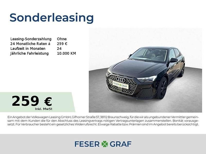Mythosschwarz metallic Neu 2025 Audi A1 Sportback Kleinwagen | 25.490 € (Guter Preis) - Bild 1/4