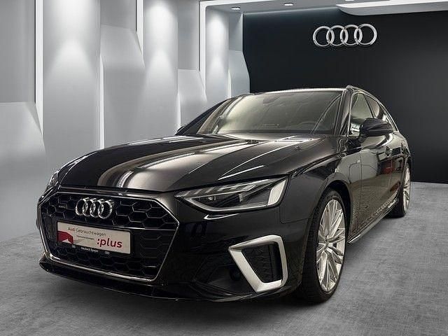 Mythosschwarz metallic Gebraucht 2024 Audi A4 S-Line Kombi | 42.650 € (Teuer) - Bild 1/4
